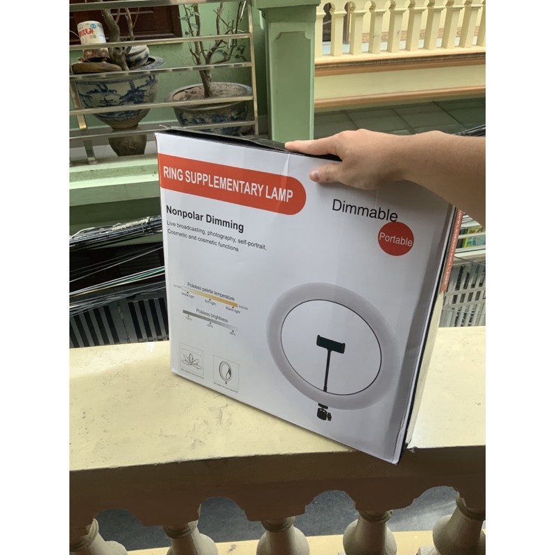 Đèn Ringlight, Đèn Livestream 14inch  Full Combo - Ringlight Led For Video & Photos - Camera & Decor Hà Nội