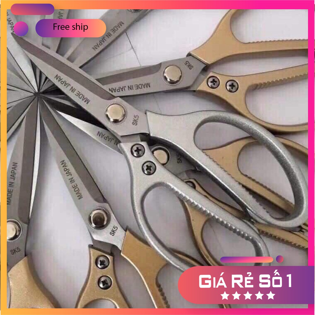 Kéo Làm Bếp Đa Năng Siêu Phẩm Nội Địa Nhật SK5 Siêu Sắc, Kéo Cắt Gà, Cắt Vịt, Cắt Thịt Các Loại]