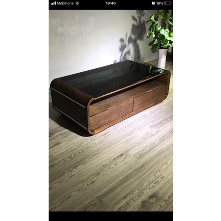 Bàn Trà Gỗ Cao Cấp, Mặt Kính