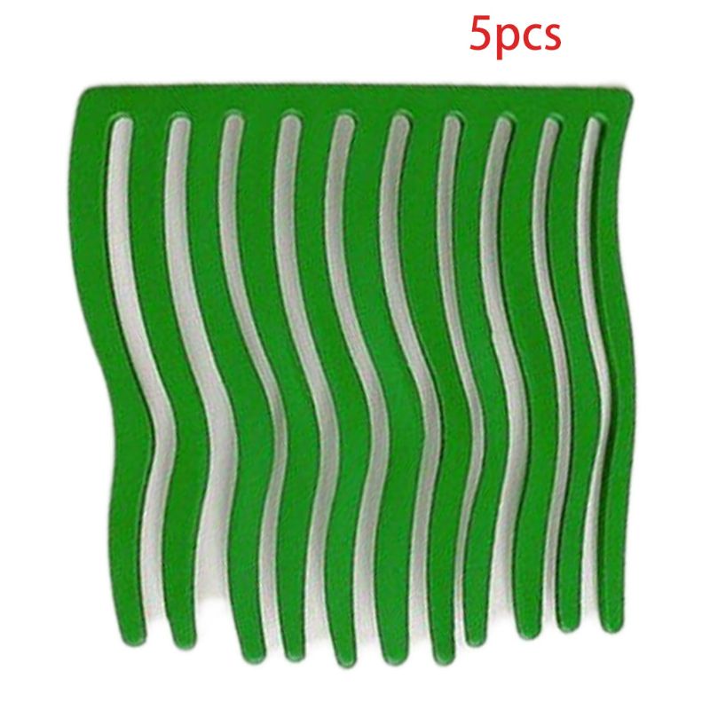 Bộ 5 Lược Kẹp Tóc Kim Loại Màu Sắc Ngọt Ngào Cho Nữ