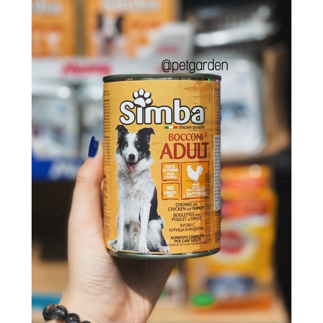Pate Simba Cho Chó Trưởng Thành 415g  vị gà tây