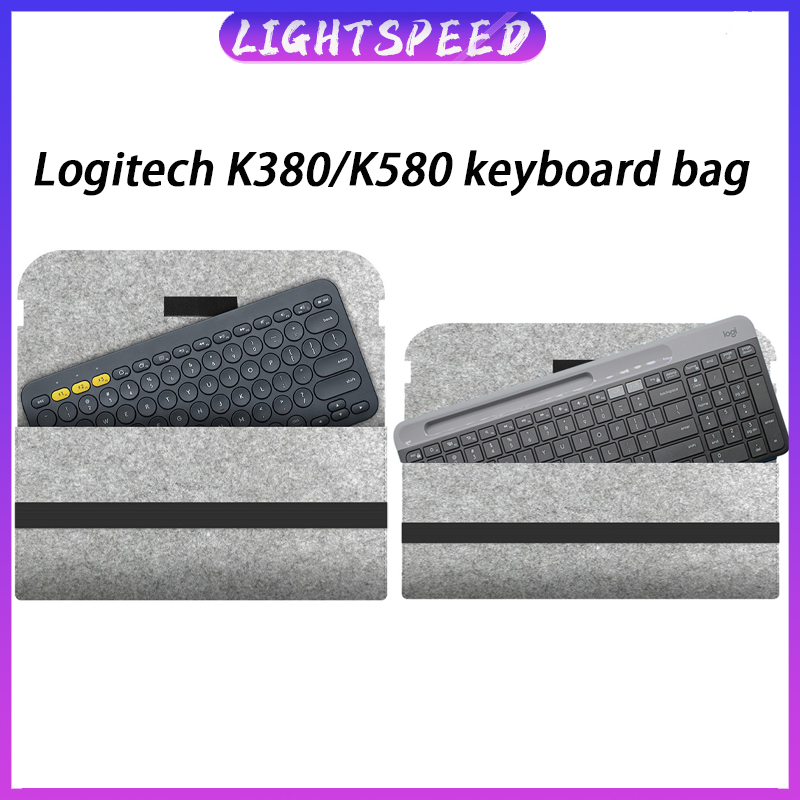 Túi đựng bàn phím Logitech K380 / K580 Túi đựng bàn phím nhẹ và mỏng Vỏ bàn phím chống bụi