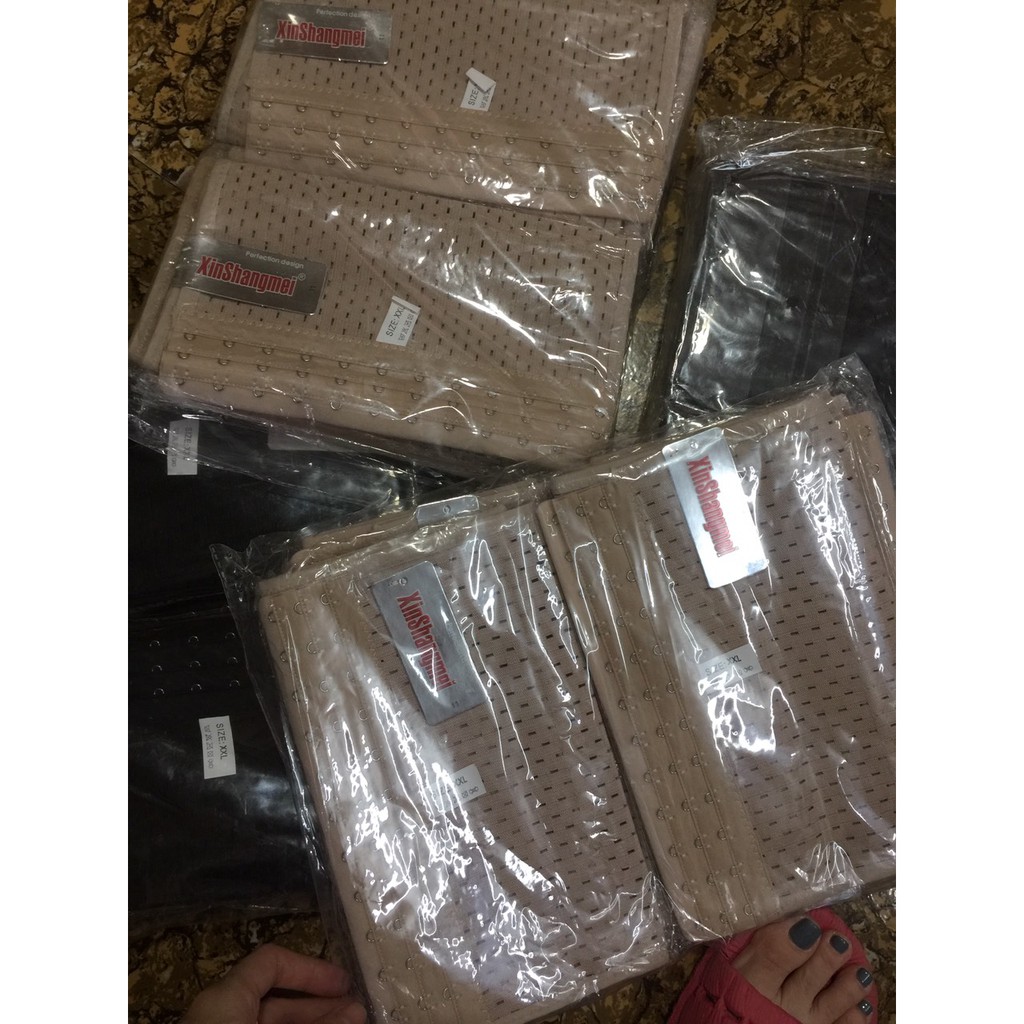 Đai nịt bụng móc cài thông hơi giảm eo 3-5cm | BigBuy360 - bigbuy360.vn