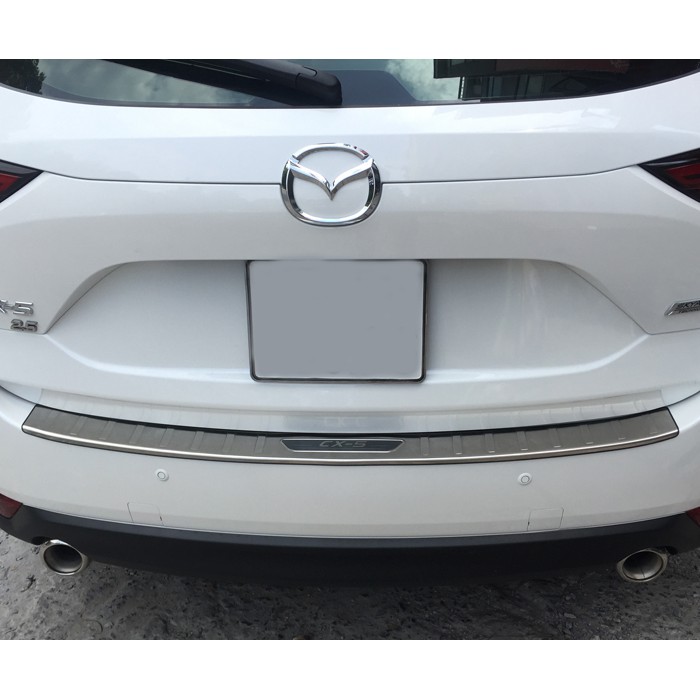  Ốp chống trầy cốp Mazda CX-5, CX5 2018-2021 – INOX(hàng cao cấp)