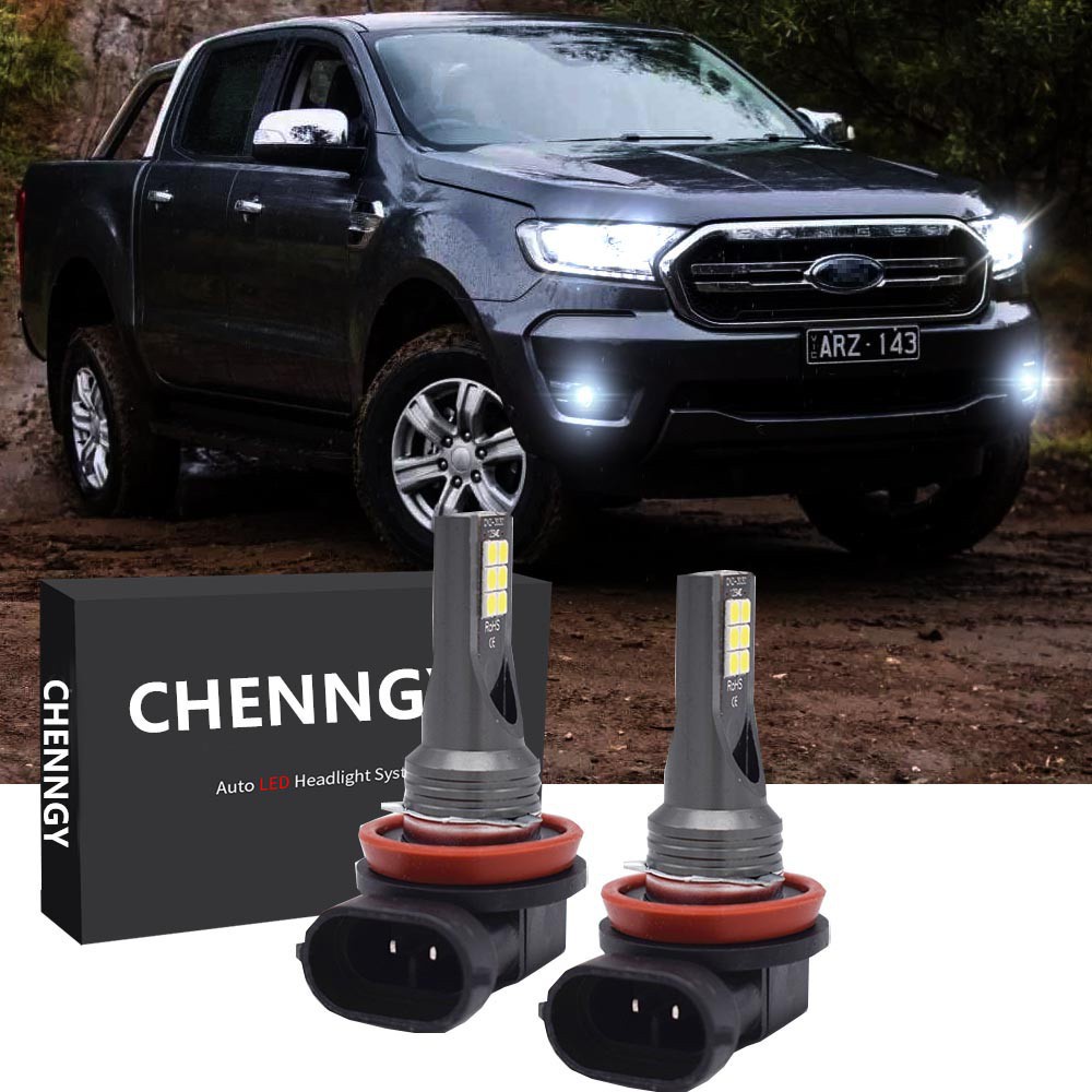 Đèn led Sương Mù h11 Ánh Sáng Trắng 6000k Cho ford ranger 2019-2x