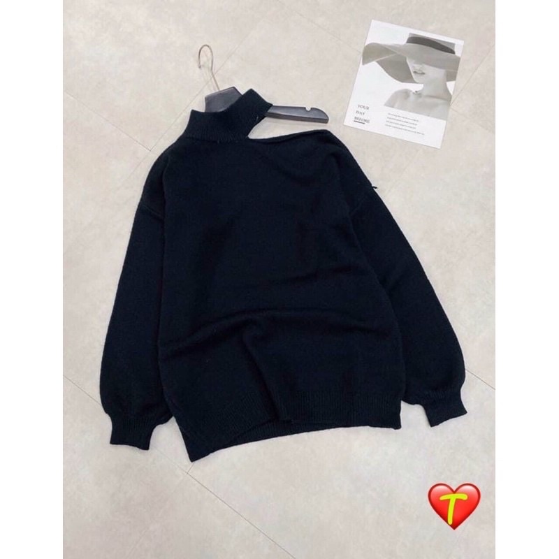 Áo Len Khoét Vai 🎀 FREESHIP 🎀 Hàng Quảng Châu Loại 1