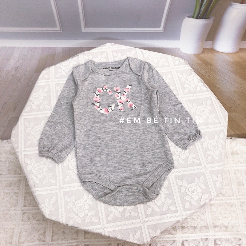 [SALE] Body chip dài tay cho bé gái (3m,6m,9m,12m,18m)