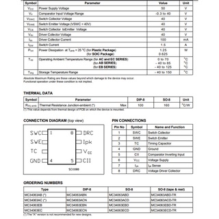 Linh kiện MC34063 DIP8