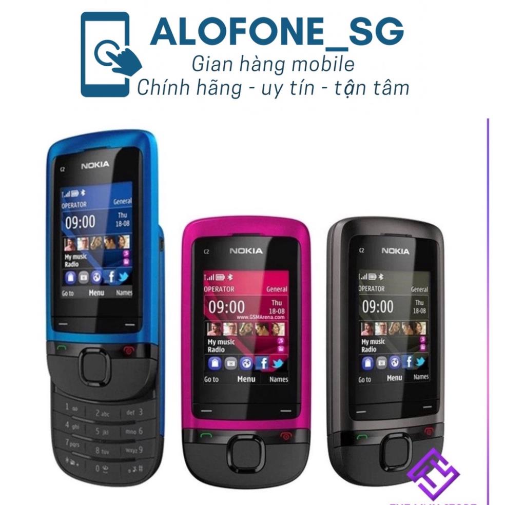 Điện thoại nắp trượt Nokia C2-05 bảo hành 6 tháng hàng chính hãng loa to sóng khoẻ