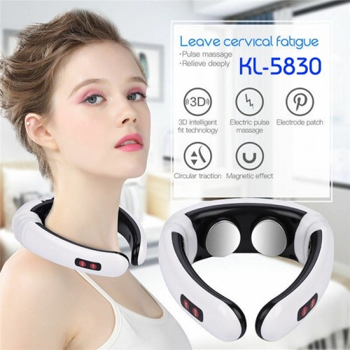 Máy massage cổ trị liệu KL-5830  cao cấp chạy pin, Máy massage cổ giúp giải tỏa căng thẳng