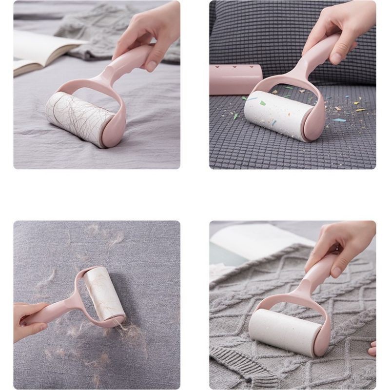Cây Lăn Bụi Cầm Tay Giúp Lăn Quần Áo, Chăn Mền, Bàn Ghế, Lông Tóc Tiện Lợi, Đa Năng (Loại Lõi 10cm,16cm)