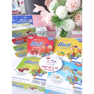 (Date T1/2025) Váng sữa/Sữa chua Hoff cho bé từ 6 tháng lốc 4 hộp x 55gr