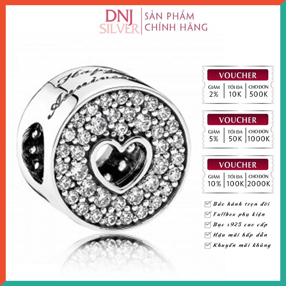 Charm bạc 925 cao cấp, bộ tổng hợp các mẫu charm bạc DNJ để mix vòng - Bộ sản phẩm từ DN161 đến DN176