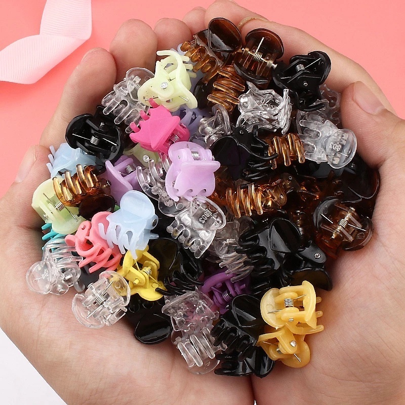 Set 10 Kẹp Tóc Nhỏ Nhiều Màu Dễ Thương Cho Bé Gái
