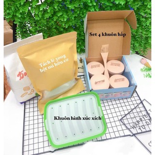 Khuôn hấp bánh và khuôn xúc xích