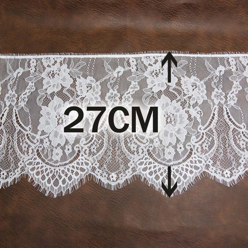 Dây Ruy Băng Ren 27cm (3M) Trang Trí Áo Cưới
