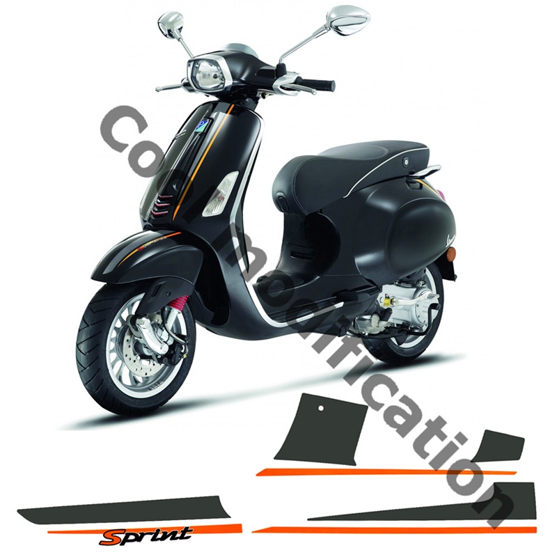 Miếng Dán Trang Trí Chống Thấm Nước Cho Xe Mô Tô Piaggio Vespa Sprint 50 150 Sport 2018-2020 Ốp