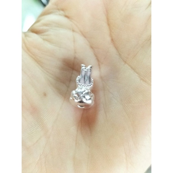 Charm bông sen bàn tay phật bạc s925 vĩnh viễn bảo hành bạc