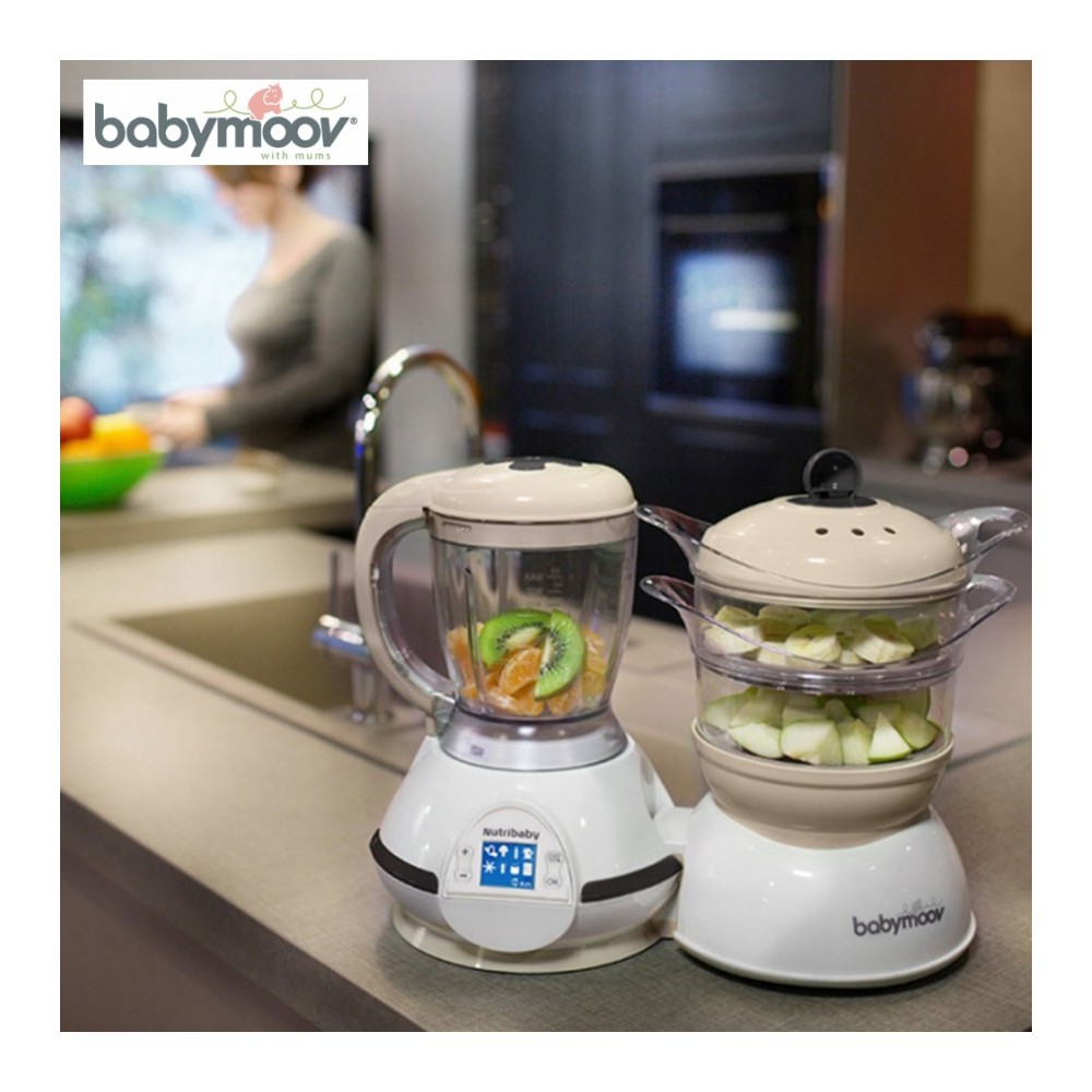 MÁY XAY HẤP ĐA NĂNG NUTRIBABY 5IN1 BABYMOOV