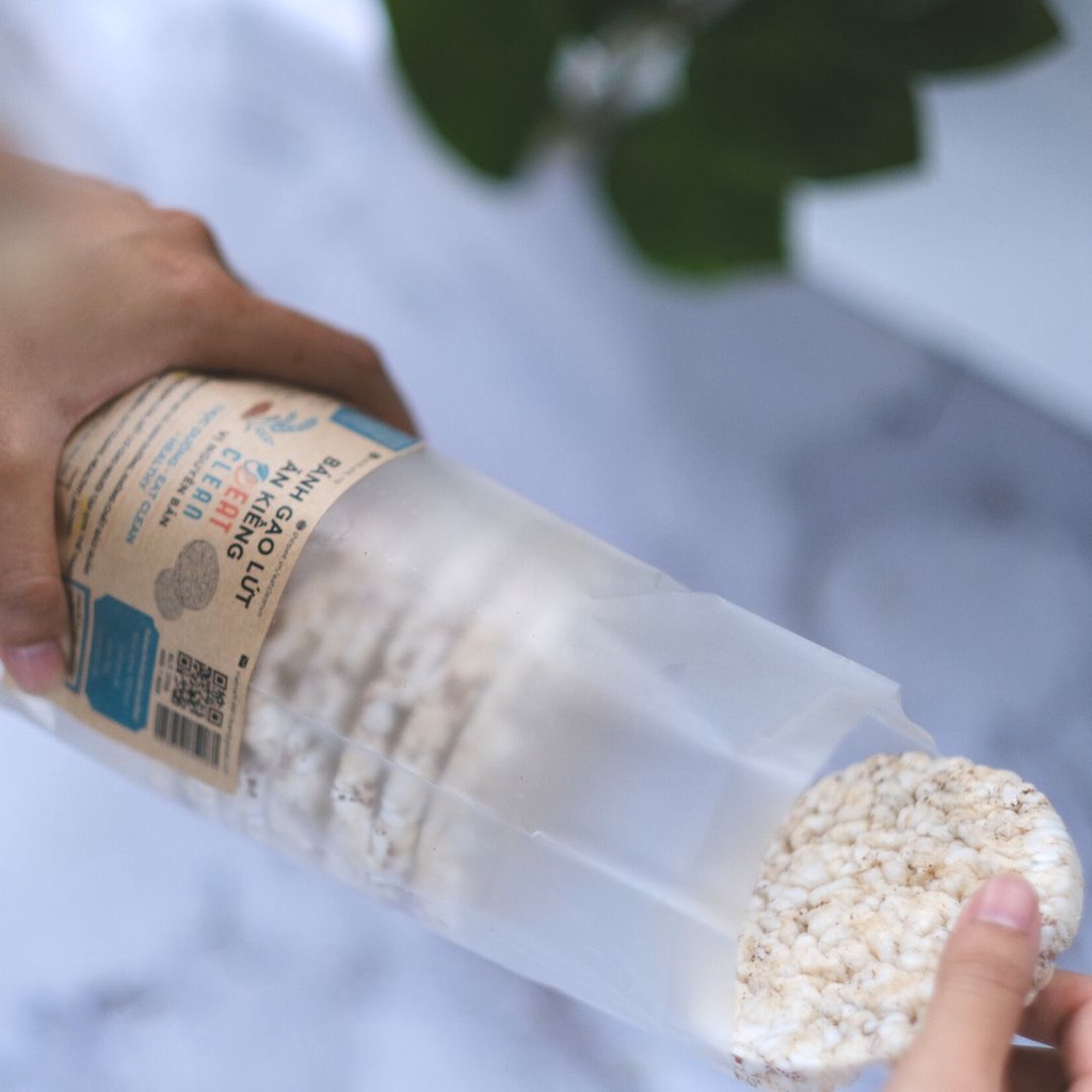 Combo 4 gói Bánh gạo lứt EATCLEAN - Ăn kiêng, Giảm cân, Thực dưỡng, Lành mạnh, Healthy, Eat Clean