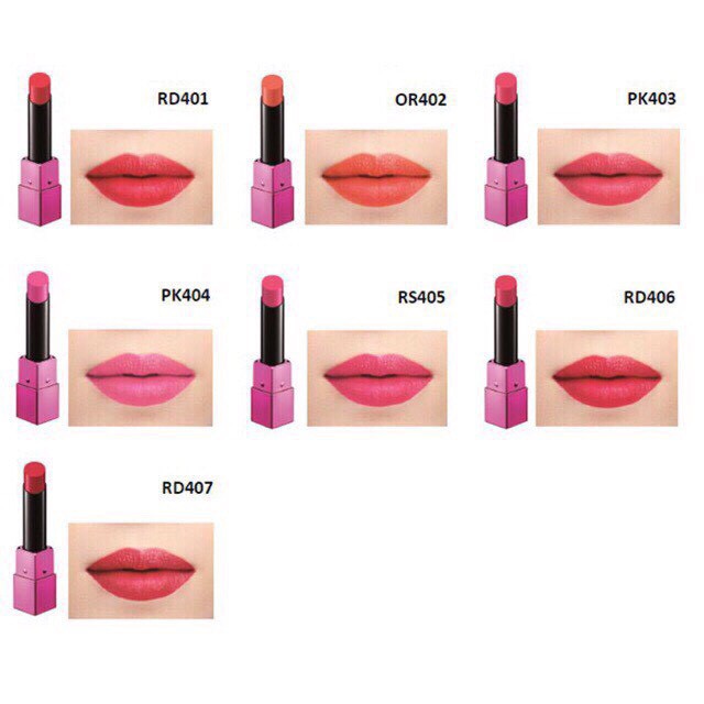 Son màu mịn mượt lâu phai Za Vivid Dare Lipstick 3.5g