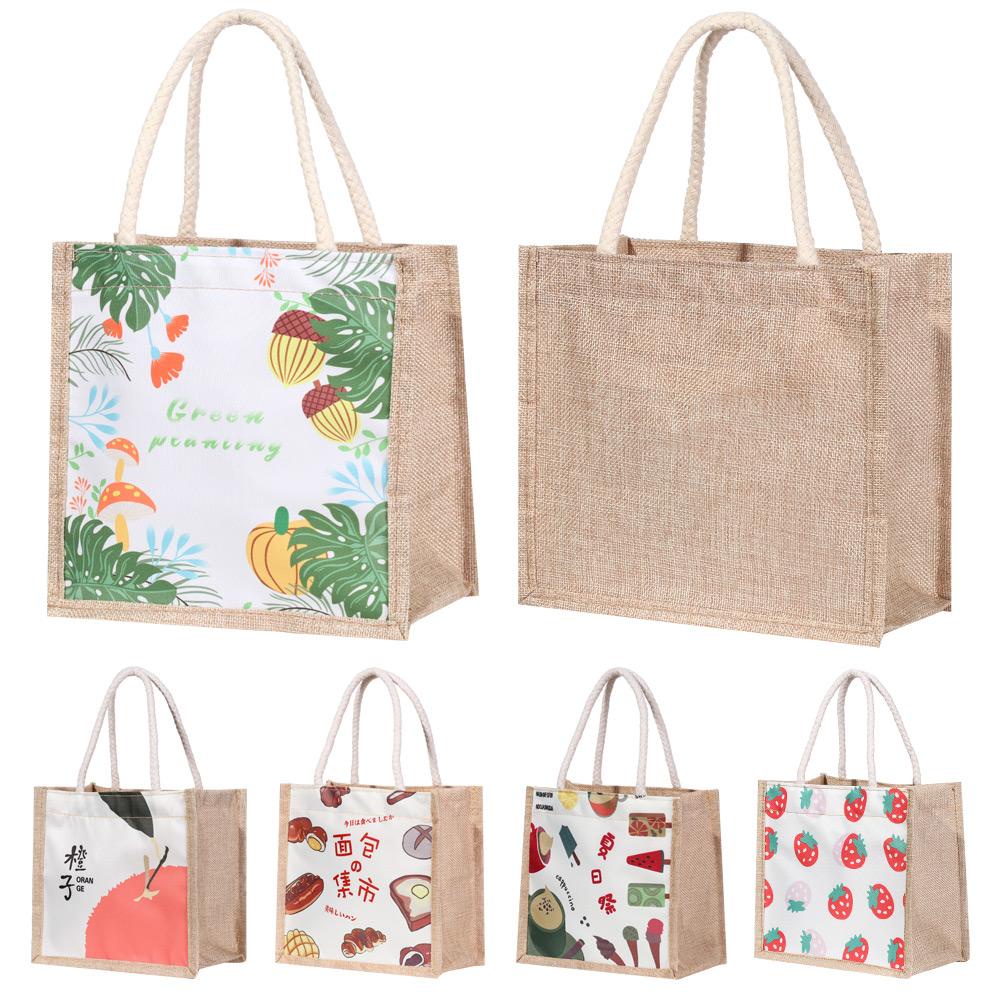 UUMIR Túi Xách Tote Vải Canvas In Họa Tiết Dân Tộc Sáng Tạo
