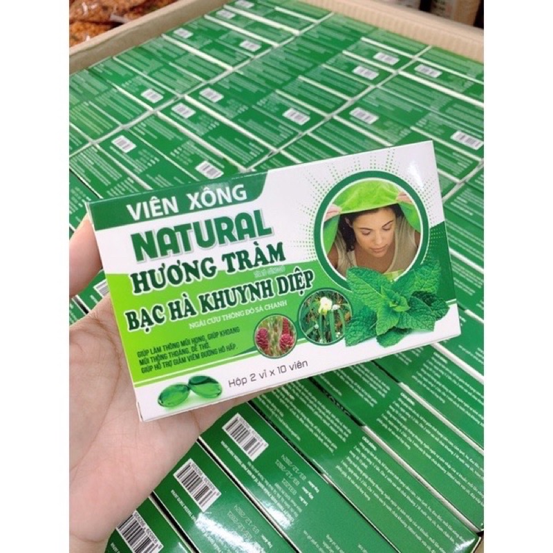 Viên Xông Hương Tràm ( hộp 20 viên)