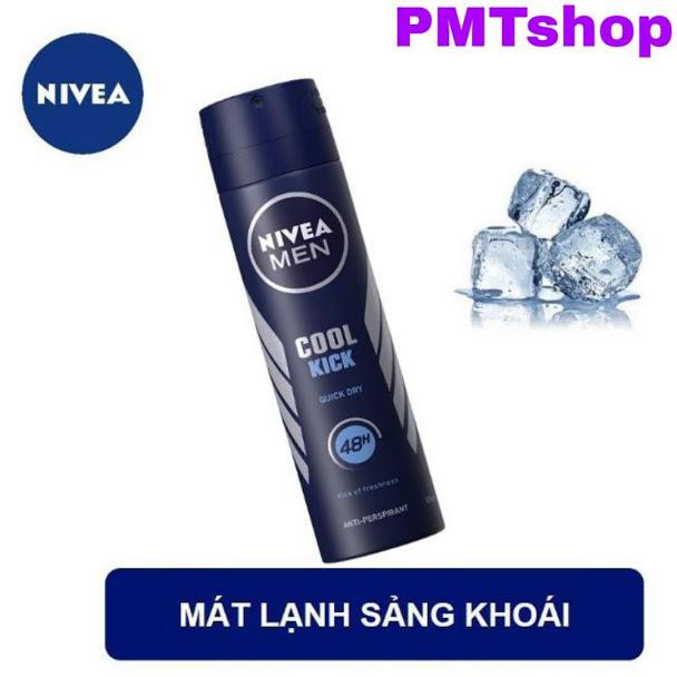 XỊT KHỬ MÙI TOÀN THÂN NIVEA MEN COOL KICK 150ML