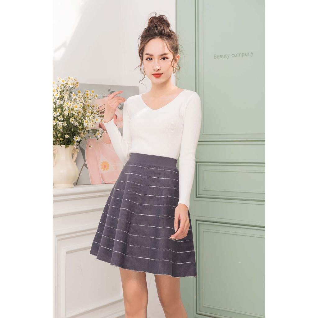 KOKA Áo len cổ tim 10802 | BigBuy360 - bigbuy360.vn