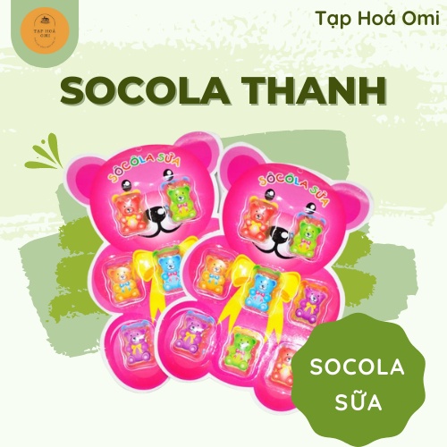 Socola Mark&amp;Milk vỉ gấu 40g