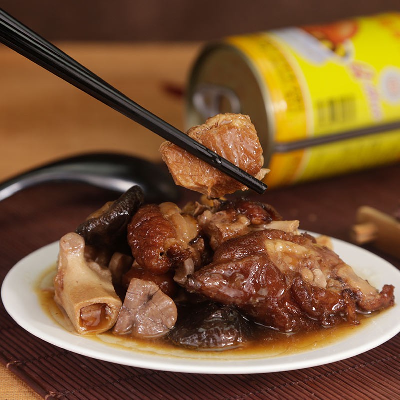 Ba rọi kho đóng hộp Gu Long 397gr