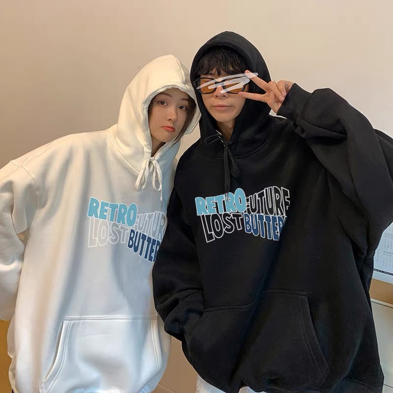 ÁO hoodie in chữ nam nữ freesize, chất nỉ phù hợp thu đông 2021. | BigBuy360 - bigbuy360.vn