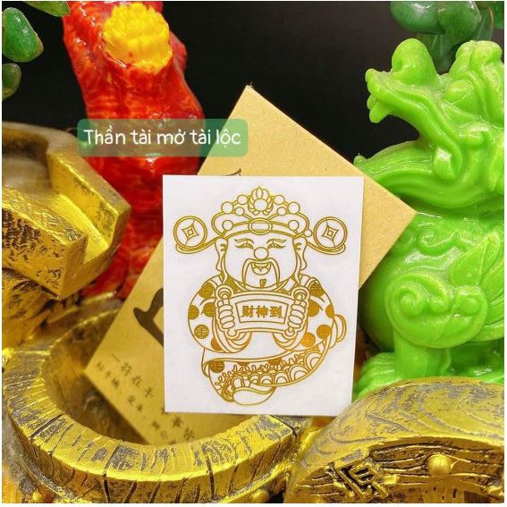 Miếng dán điện thoại may mắn, tài lộc phù hợp các dòng máy hoặc bỏ ví đẹp lung linh