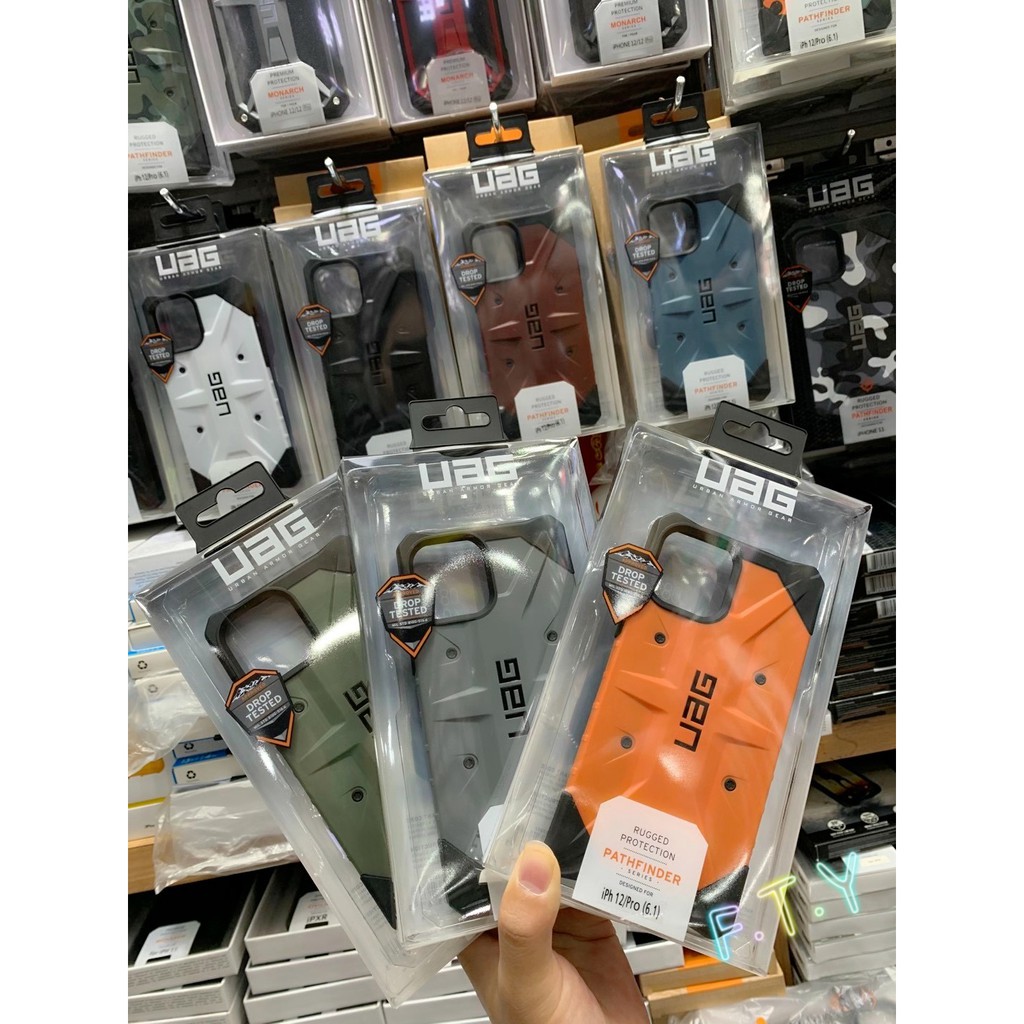 Ốp điện thoại UAG họa tiết rằn ri/ màu trơn thời trang bảo vệ tốt cho iPhone 12 Pro Max 12 Pro/ 12 12 Mini