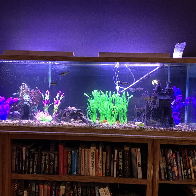 Set 10 Lá Giả Trang Trí Bể Cá