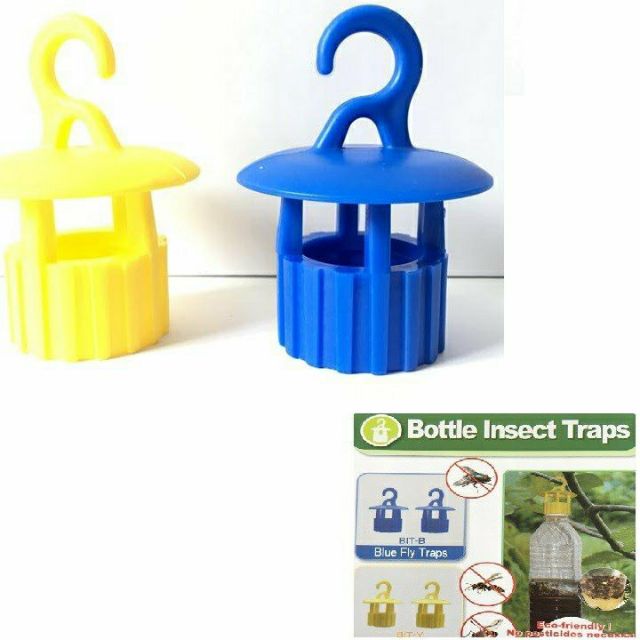 2 Chiếc Nắp Chai Có Móc Treo Dùng Bẫy Ruồi, Muỗi, Côn Trùng Aquamate