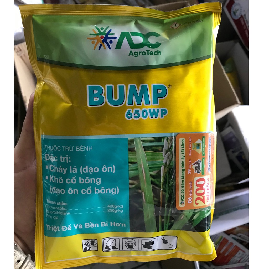 Thuốc Trừ Đạo Ôn Lá Đạo Ôn Cổ Bông Lúa BUMP 650WP gói 100gr