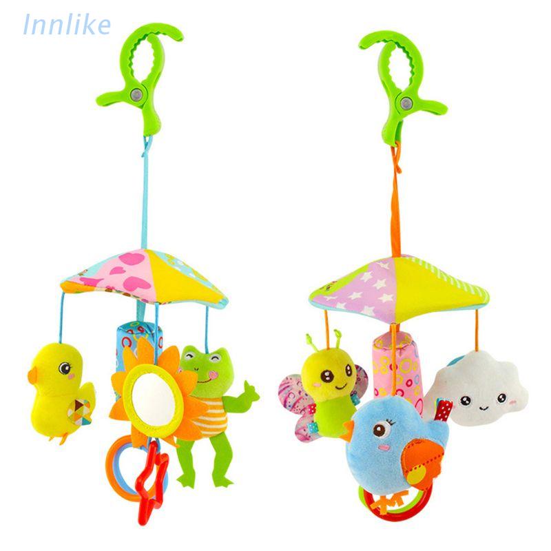 Đồ Chơi Treo Xe Đẩy Em Bé Hình Động Vật Dễ Thương