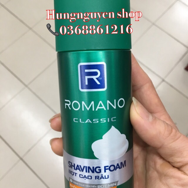 KEM CẠO RÂU ROMANO CHÍNH HÃNG