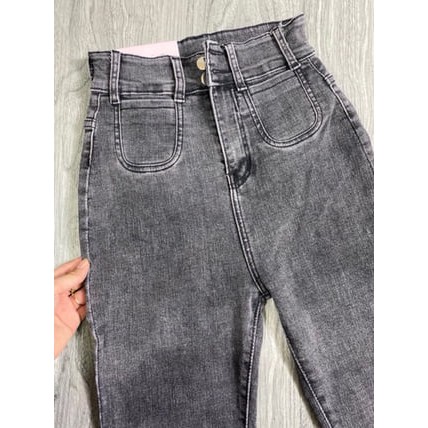 QUẦN JEAN DÀI CO GIÃN LƯNG SIÊU CAO TÚI KIỂU SHOP PHƯƠNG CHÂU