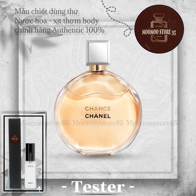 ❤️MOOMOO❤️ Nước hoa chính hãng Chance Chanel Eau Vive Test 5ml/10ml/20ml