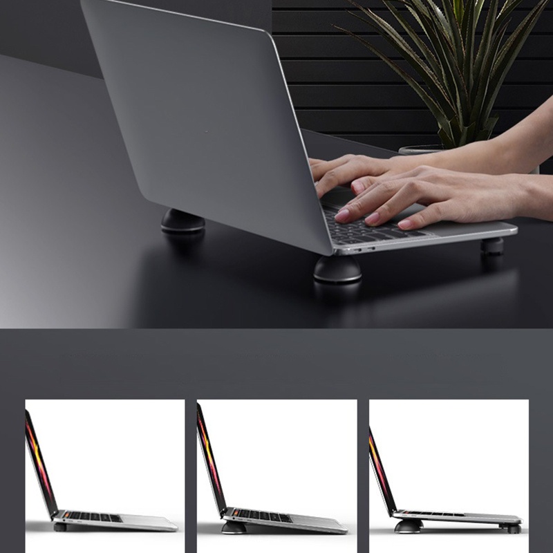 Đế Tản Nhiệt Laptop / Máy Tính Bảng Để Bàn Chống Trượt Có Thể Gập Lại