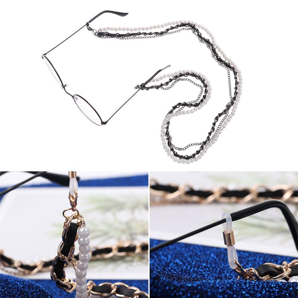 Dây Đeo Mắt Kính Đính Hạt Lấp Lánh Thời Trang Giá Đỡ