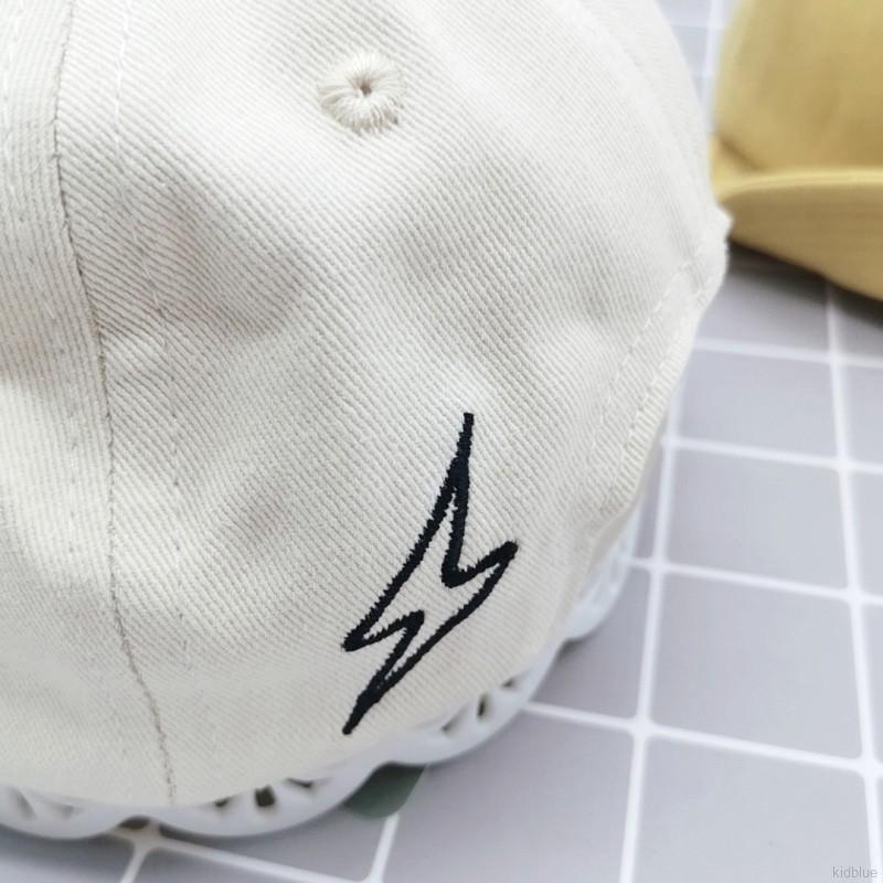 Mũ lưỡi trai thêu chữ đáng yêu cho bé