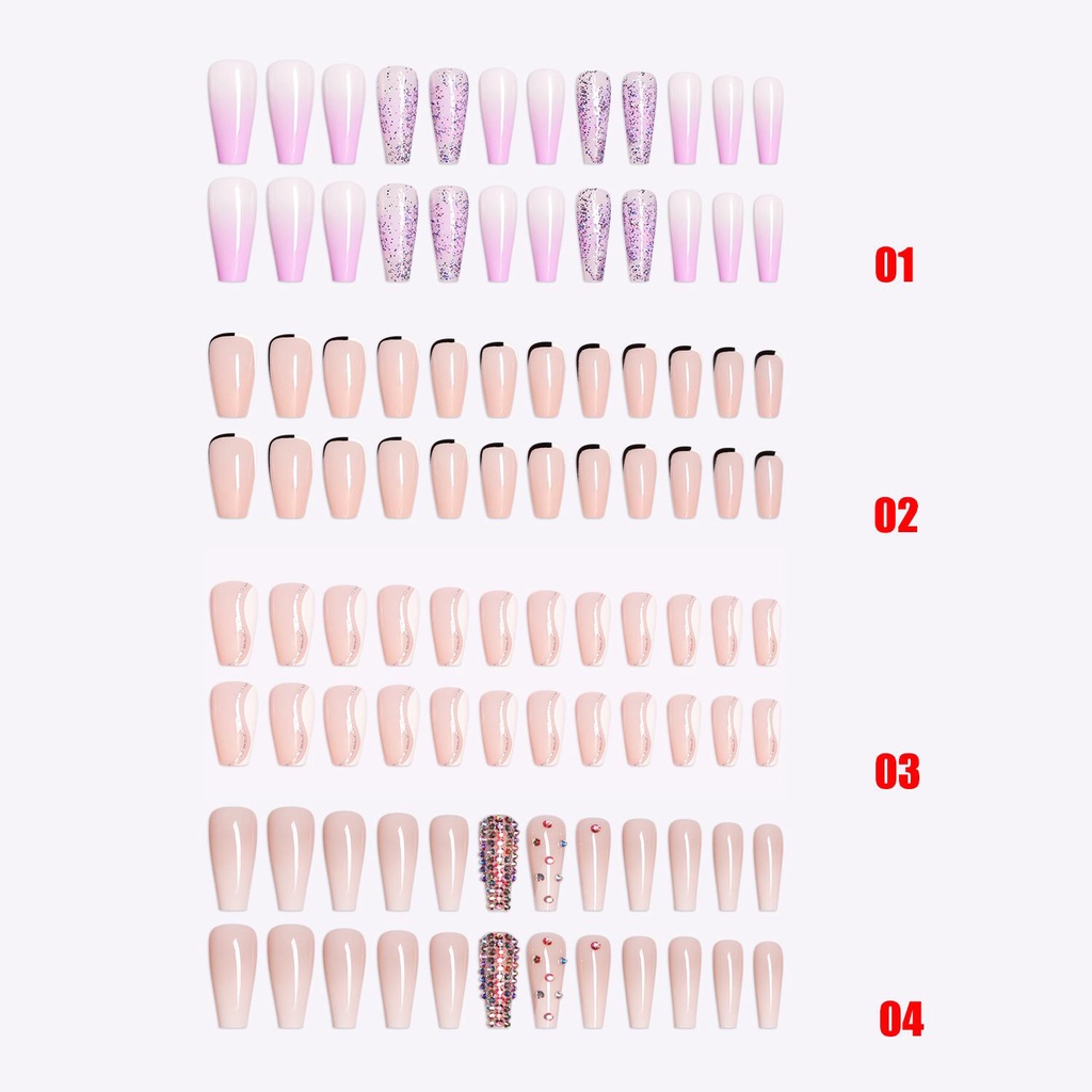 Móng Tay Giả Múa Ba Lê Che Phủ Toàn Diện Tháo Rời Được