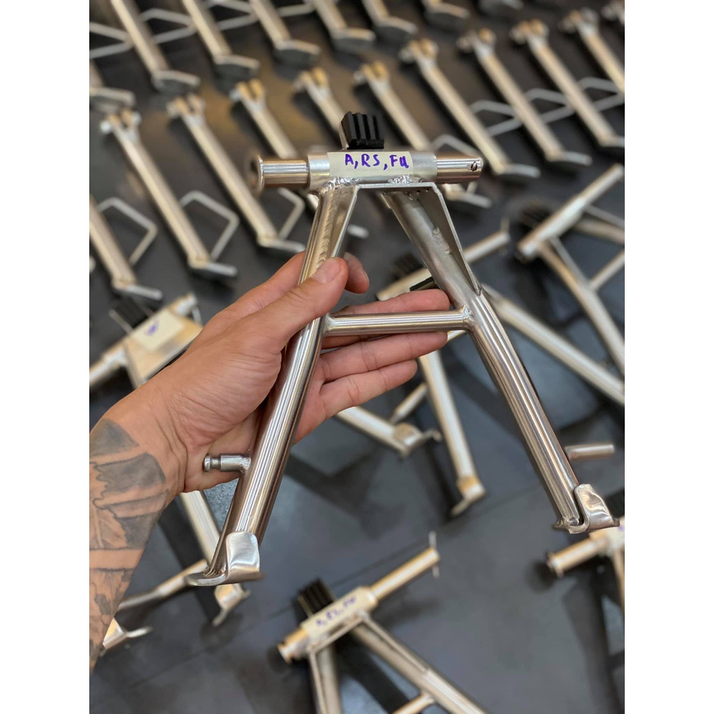 Chống đứng inox 304 dành cho ex135 ex150 winner sonic và nhiều loại xe trên thị trường