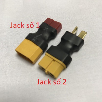 
                        Jack chuyển đổi Pin XT60 - chữ T, Jack chuyển ESC XT60 - chữ T
                    