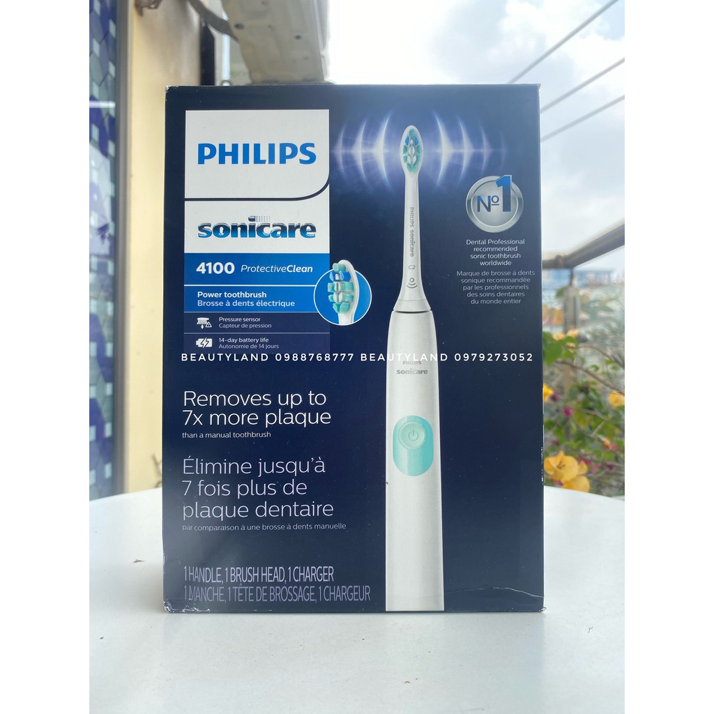 Bàn Chải Điện Philips Sonicare 4100 - Hàng chính hãng
