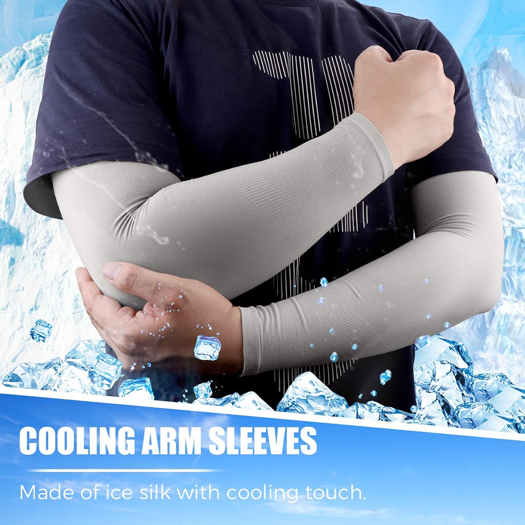 Vớ Bảo Vệ Cánh Tay Chống Tia UV ECGIFT AS001 Dùng Khi Chạy Xe Đạp / Chạy Bộ / Câu Cá
