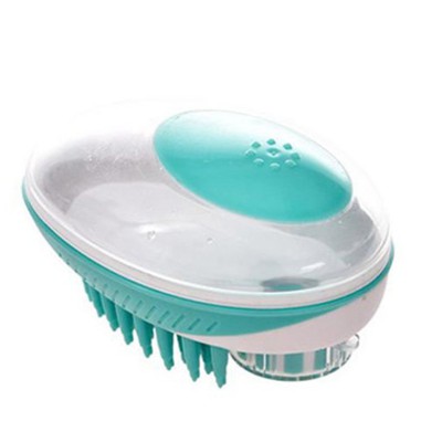 Bàn chải silicon mát xa chải lông cho thú cưng
